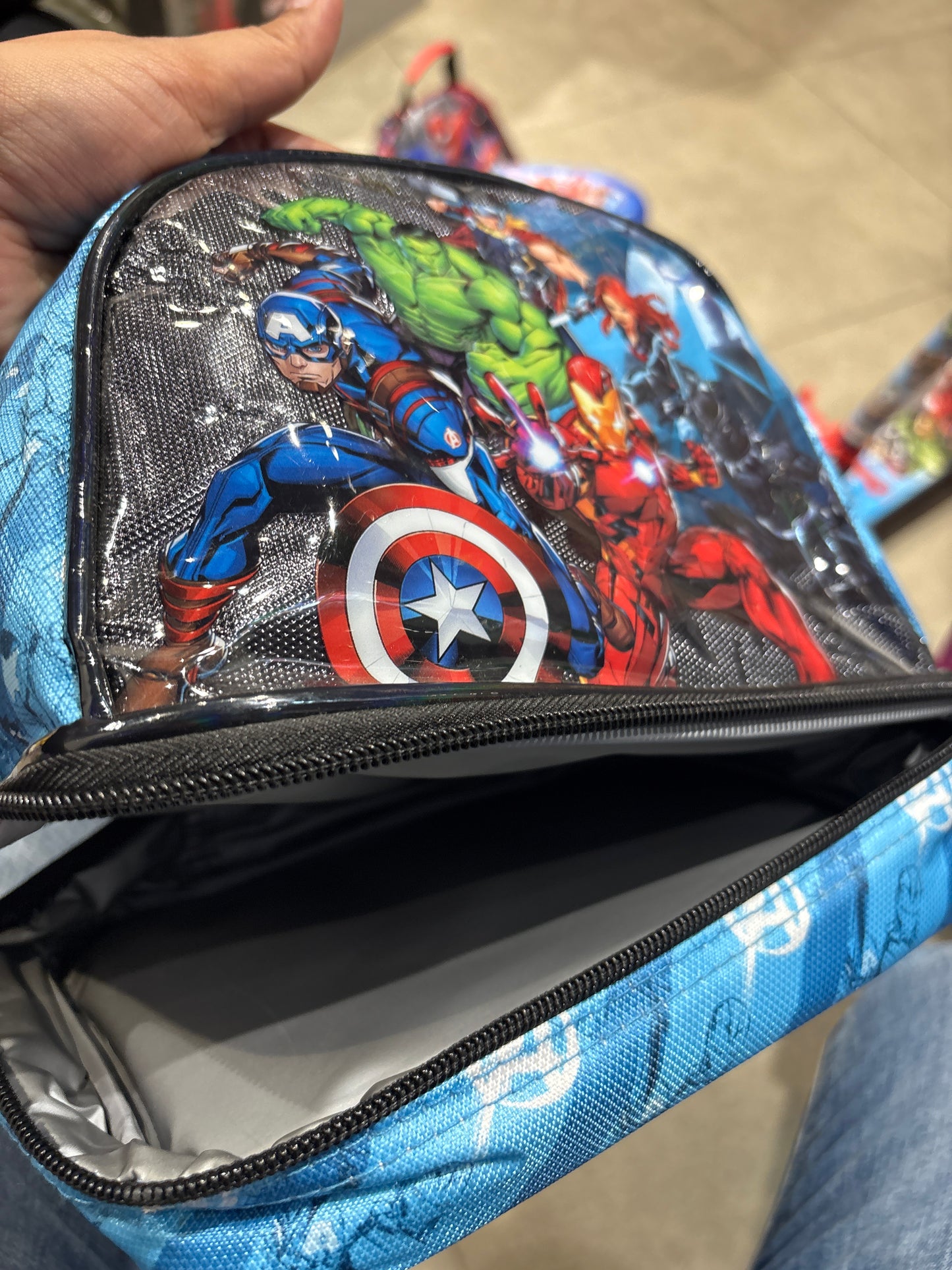 Avengers Kids Lunch Bag - 2 Section Insulated Tiffin Bag