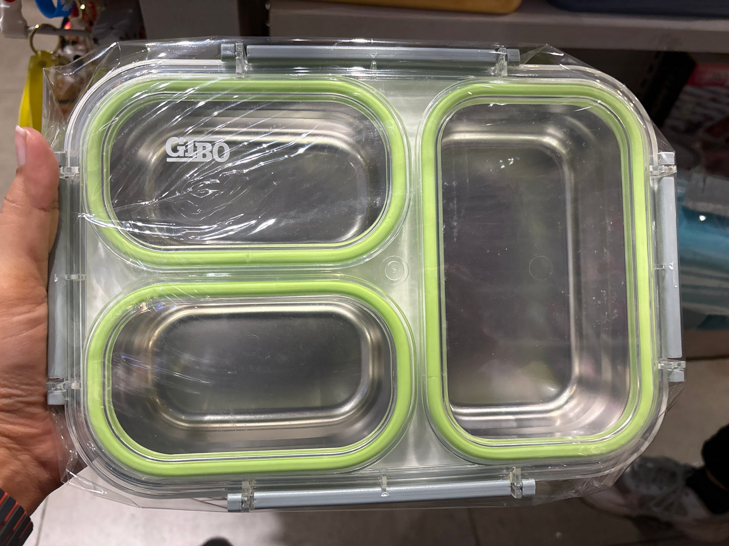 GBR 724 Lunch Box with 3 Compartments