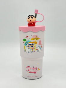Shinchan Spring Time Insulated Tumbler for Kids 580ml with 3D Character Lid