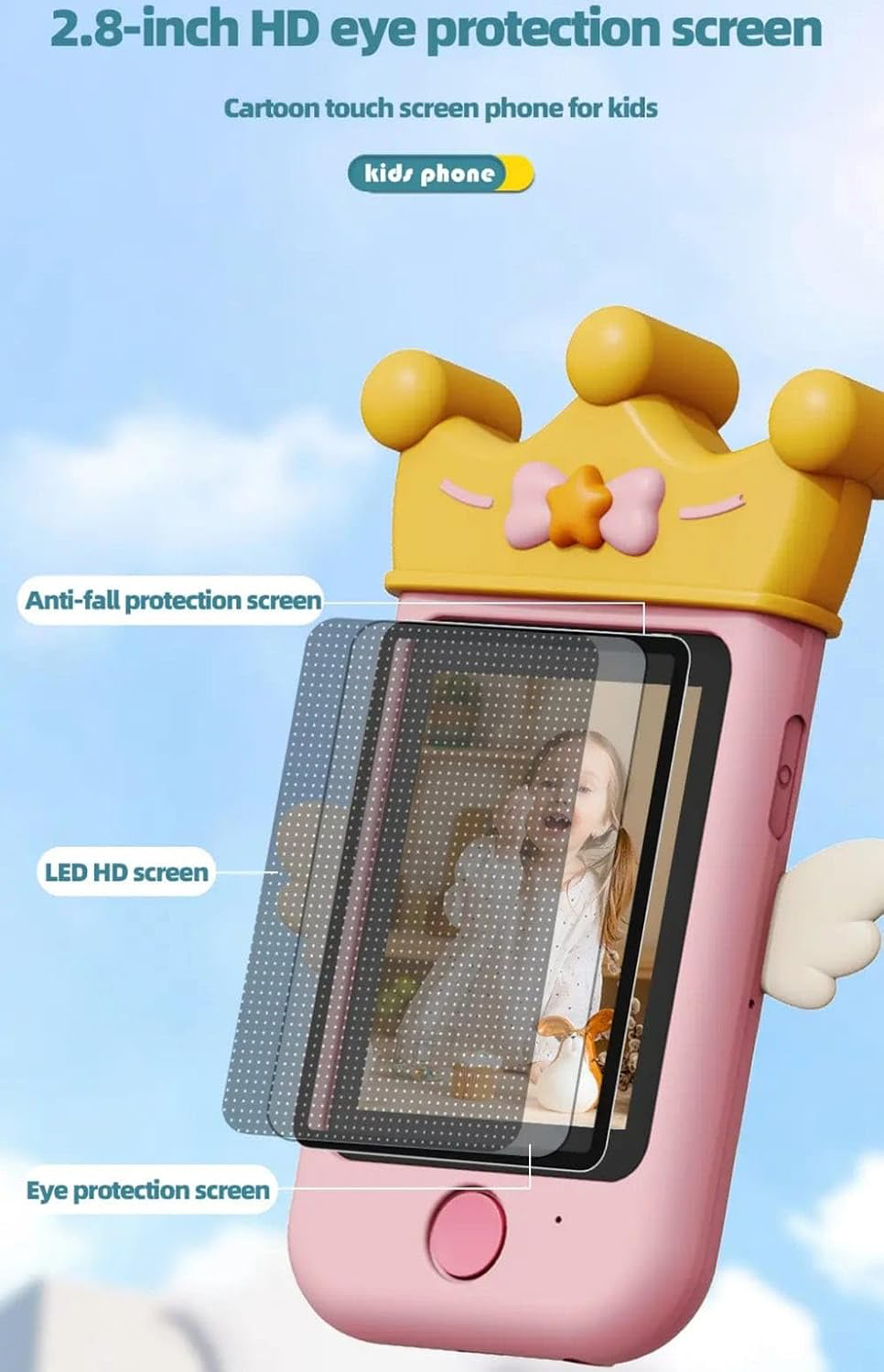 3D Smart Phone Mini Toy Mobile for Kids