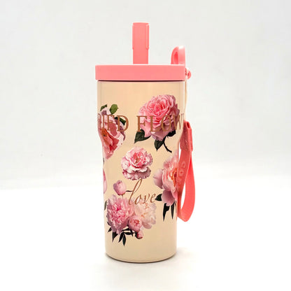 Floral Insulated Coffee Cup