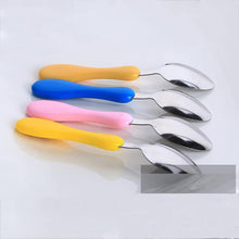 Set of 2 PCs Random Cartoon Print Design Reusable Stainless Steel Spoon Fork Set for Kid's with Case, Travel Camping Utensil Silverware Forks Spoon Set for Children (Multicolor/Print)