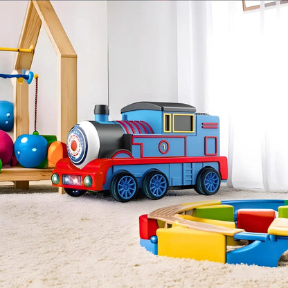 Electric Toy Train that Turns into a Robot with Music and LED Lights - Toy for children aged 3 and up.