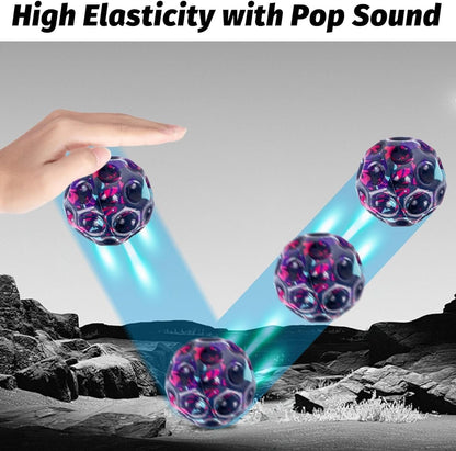 IMKR Original Moon Ball Bouncing Moon Balls for Kids with Soft Rubber, for Children (2- Multicolor Mood Ball)
