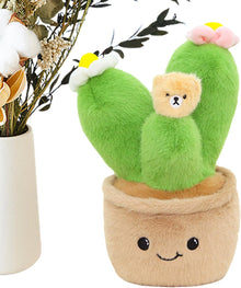 Stuffed Potted Plant Plush | Plush Plant Toy | Soft Potted Plant | Stuffed Plant Decoration, Cozy Potted Plush Cute Plush Plant, Potted Plant Stuffed Toy, Decorative Plush Plant