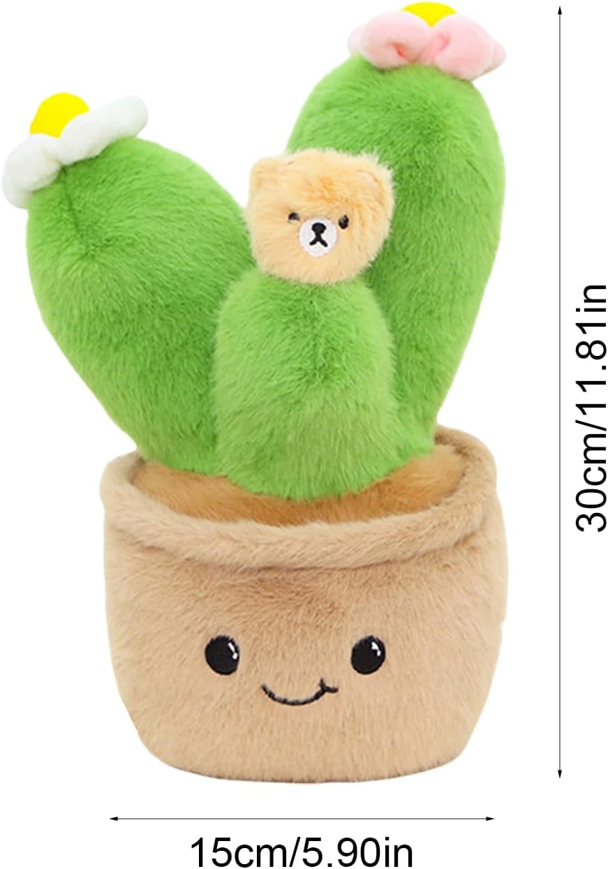 Stuffed Potted Plant Plush | Plush Plant Toy | Soft Potted Plant | Stuffed Plant Decoration, Cozy Potted Plush Cute Plush Plant, Potted Plant Stuffed Toy, Decorative Plush Plant