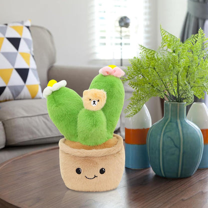 Stuffed Potted Plant Plush | Plush Plant Toy | Soft Potted Plant | Stuffed Plant Decoration, Cozy Potted Plush Cute Plush Plant, Potted Plant Stuffed Toy, Decorative Plush Plant