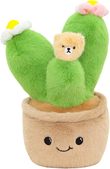 Stuffed Potted Plant Plush | Plush Plant Toy | Soft Potted Plant | Stuffed Plant Decoration, Cozy Potted Plush Cute Plush Plant, Potted Plant Stuffed Toy, Decorative Plush Plant