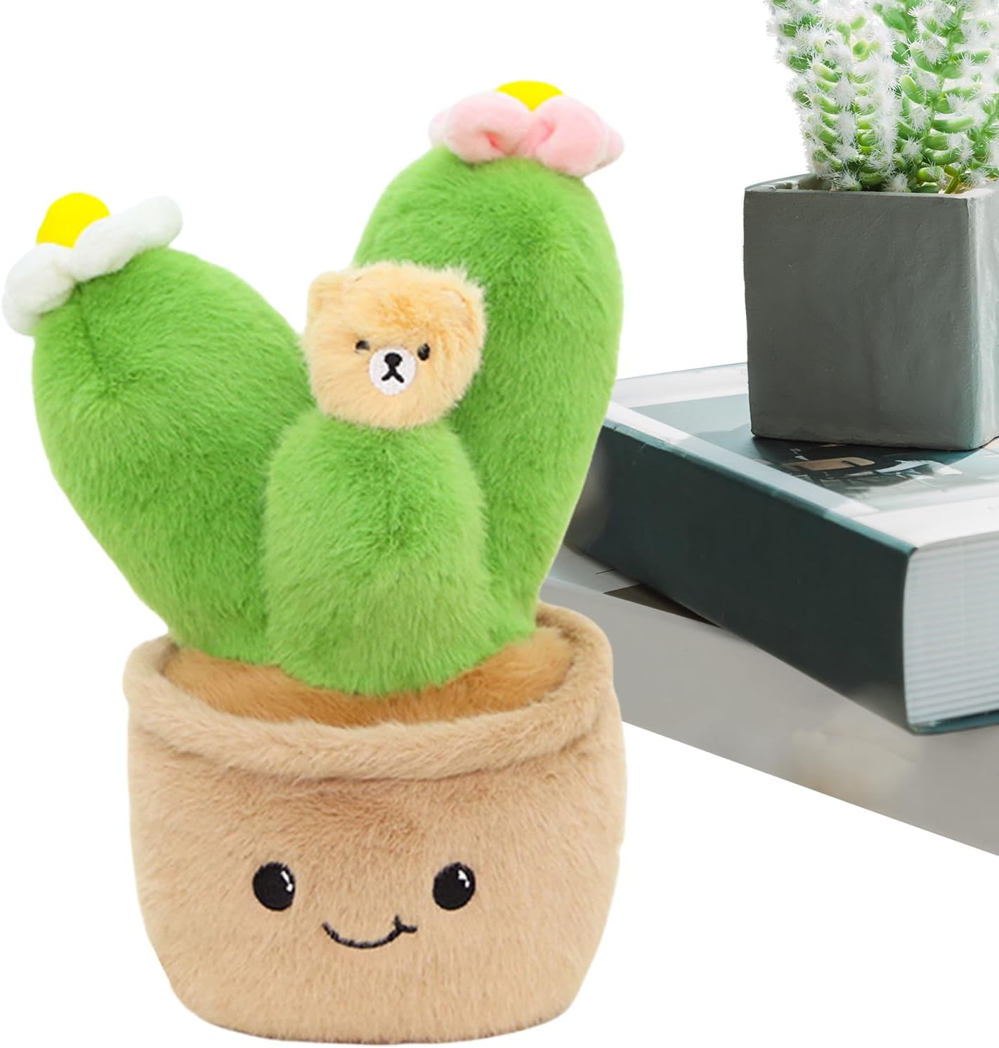 Stuffed Potted Plant Plush | Plush Plant Toy | Soft Potted Plant | Stuffed Plant Decoration, Cozy Potted Plush Cute Plush Plant, Potted Plant Stuffed Toy, Decorative Plush Plant