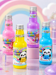 Rainbow Slime Bottle – Bouncy Foamy Pastel Slime for Kids