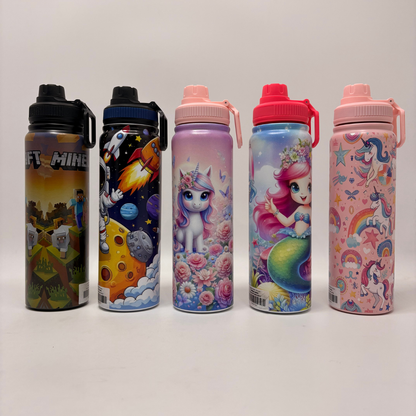 Cartoon Characters Insulated Bottle