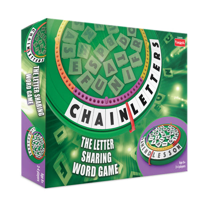 Funskool Games-Chain Letters,Educational & The Letter Sharing Word Game, For Kids, Adults & Family,2 - 4 Players,8 & Above
