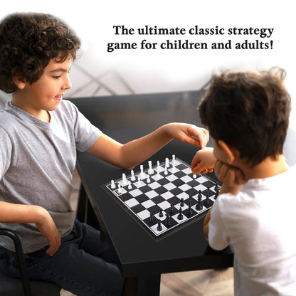 Funskool Chess, Strategy Game, Board Game for Kids, Adults, Families, Educational, Fun, 2 Players, Family Fun, Learning Activity Toy for Childrens, Gift Set for Kid, Ages 7+ Years