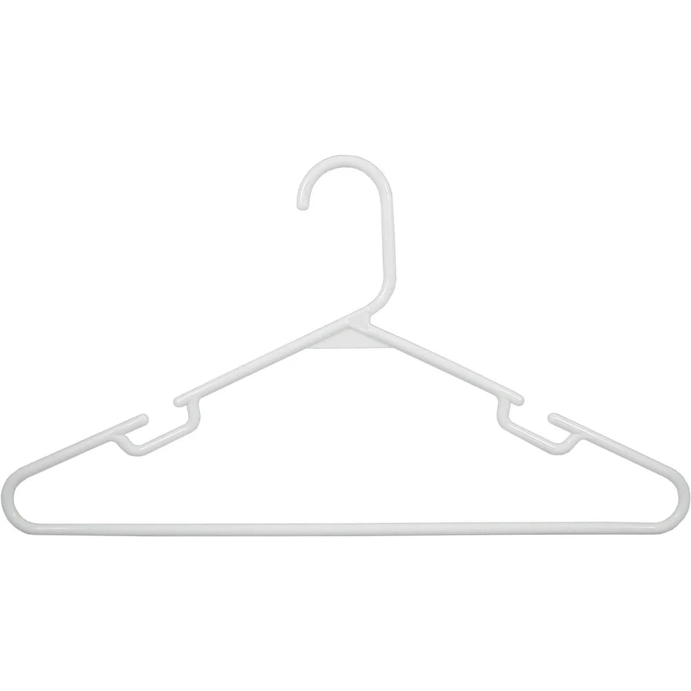 White Plastic Cloth Hanger