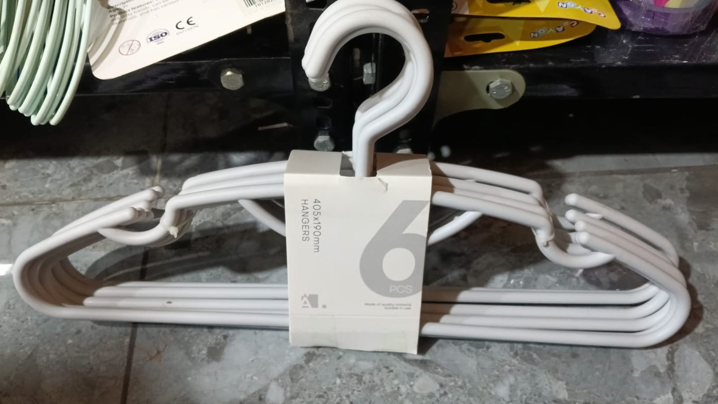 White Plastic Cloth Hanger