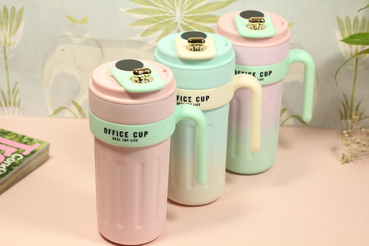 Office Cup Meal Thy Life Tumblers, Set of 4, Assorted Colours