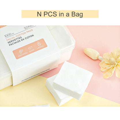 Miniso Cotton Pads for Face 1000 Sheets Soft for Cleaning Wiping Makeup Remover Wipes