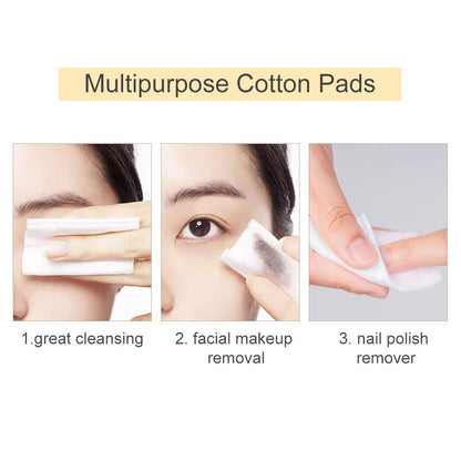 Miniso Cotton Pads for Face 1000 Sheets Soft for Cleaning Wiping Makeup Remover Wipes