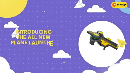 Be Cre8v Motorized Plane Launcher & Power Shooter Kit – DIY STEAM Educational Toy for Kids Age 8-9-10-11-12-13-14 Years