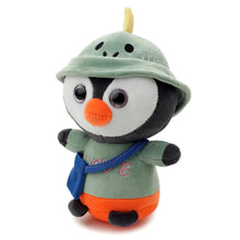 Cute Dressed Penguin Plush Stuffed Toy with Cap and Sling Bag