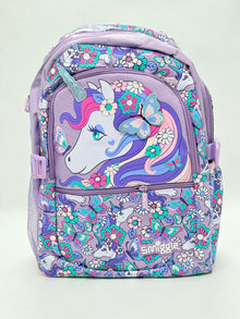 Smiggle Purple Unicorn School Bag