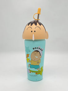 Shinchan 3D Character Insulated Sipper Tumbler 600ml with Straw