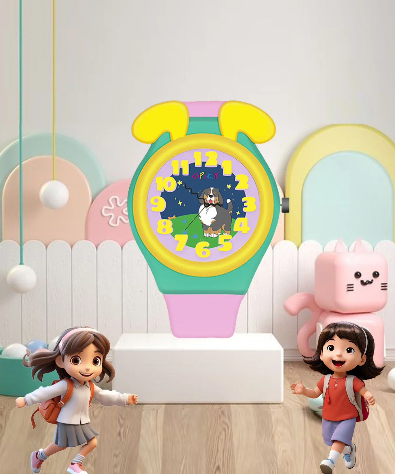 Spiky Fun & Cute Design Analog Kids Watch Spkeva35
