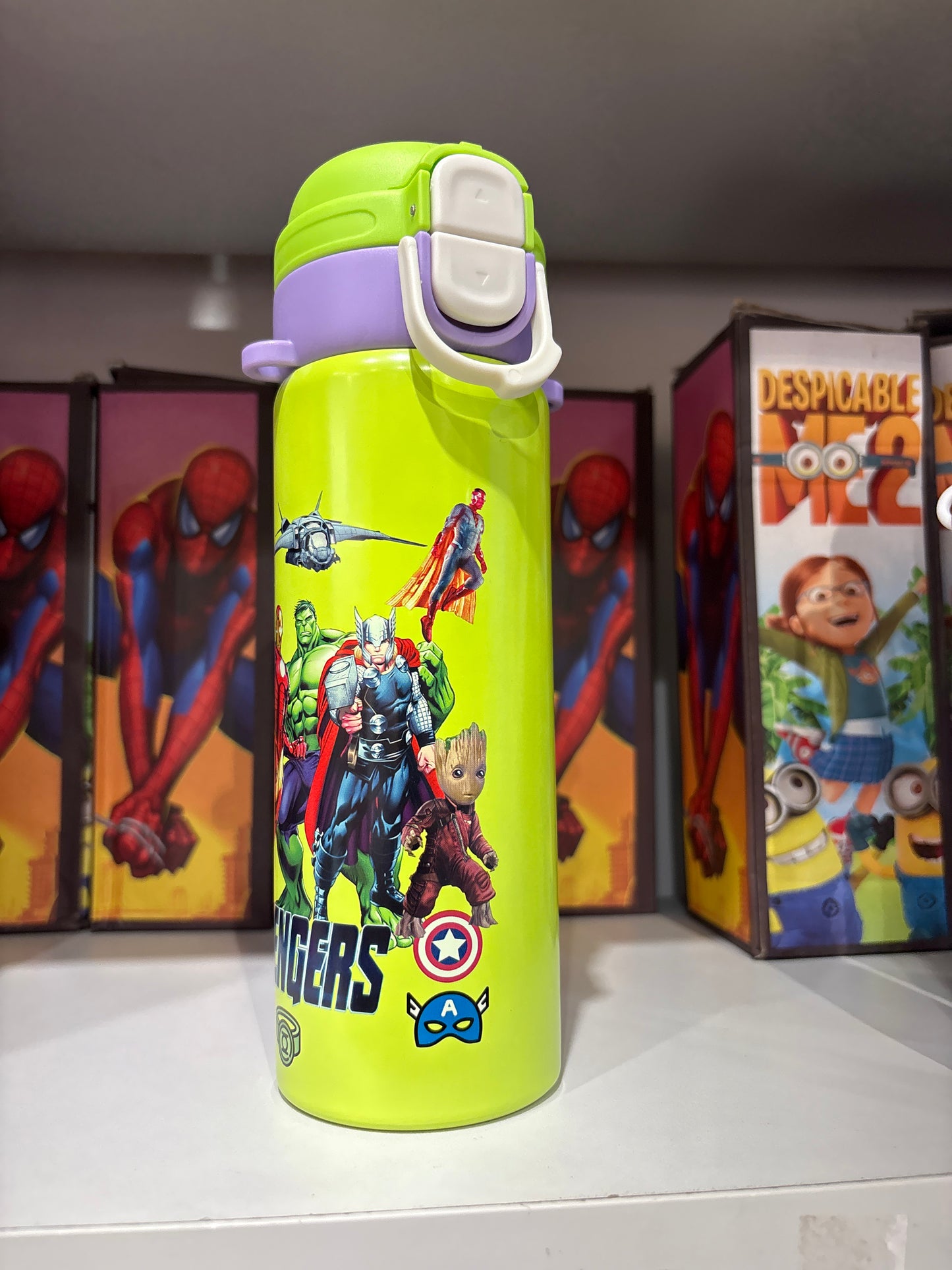 Cartoon Characters Kids 500ml Single Wall Bottle