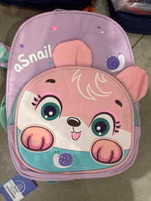 Snail and Car School Bag