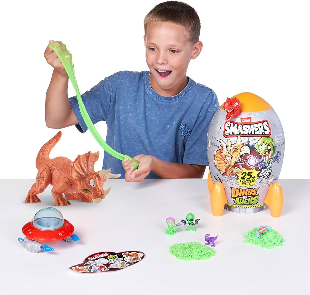 Zuru Smashers Dinos Vs Aliens Rocket Toy Set