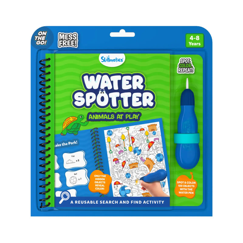 Skillmatics Water Spotter Animals at Play – Reusable Search & Find Activity Book Ages 4–8