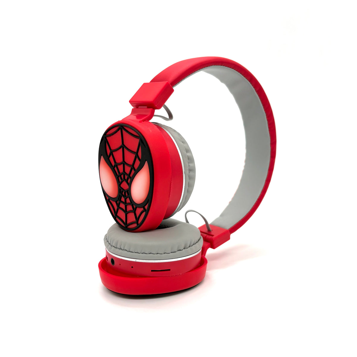 AH-806E Spider-Man Wireless Kids' Headphones – Super Bass with LED Light-Up Design