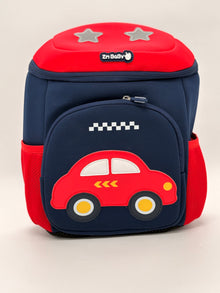 Kids Car Print School Bag