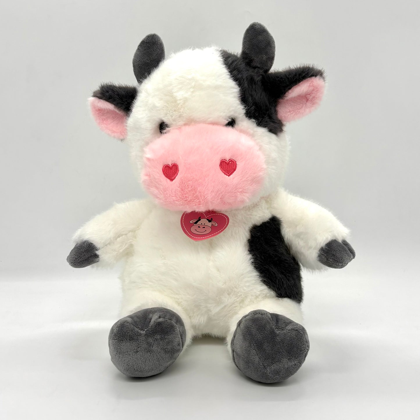 Cute Pink Cow Plush Toys 35 Cm