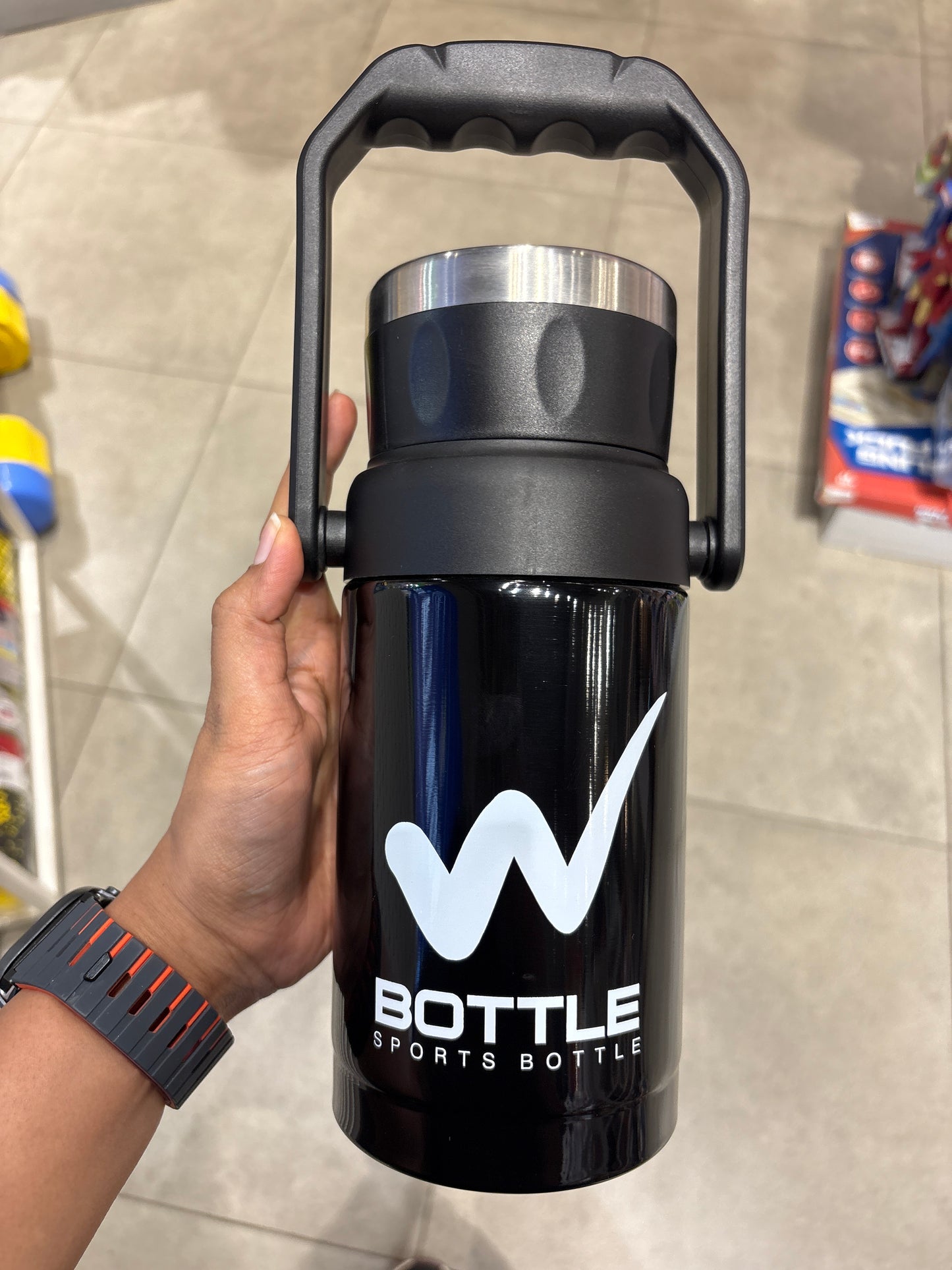 W Bottle Sports Handle Bottle 1100ml