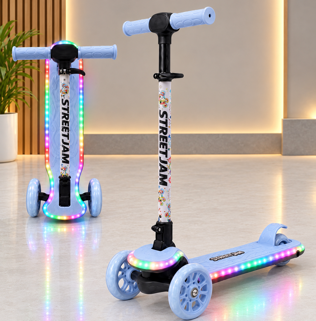 StreetJam Blinkie LED Deck Kids Scooter