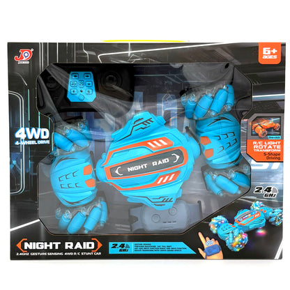 Night Raid 4WD Rc Stunt Car - 2.4GHz Gesture Sensing Remote