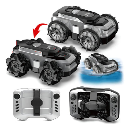 Mini Amphibious Stunt & Water RC Car