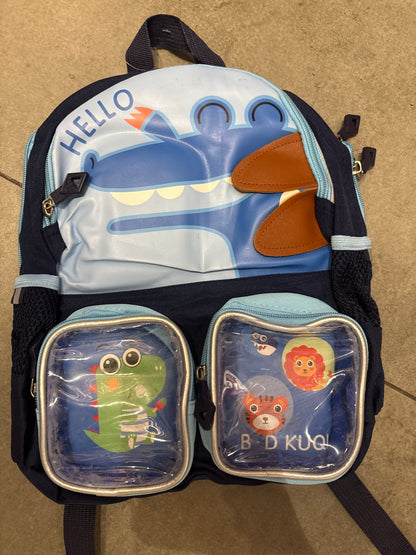 Multi Character Kids Medium School Backpack