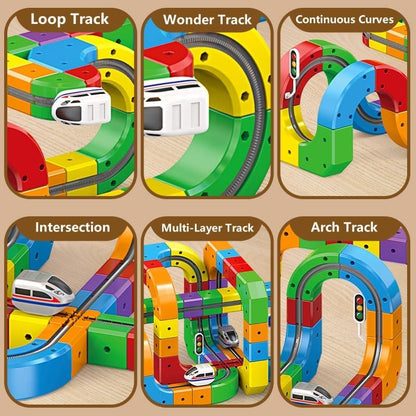 DIY Magnetic Levitation Train Track  Building Set, 32 Pcs