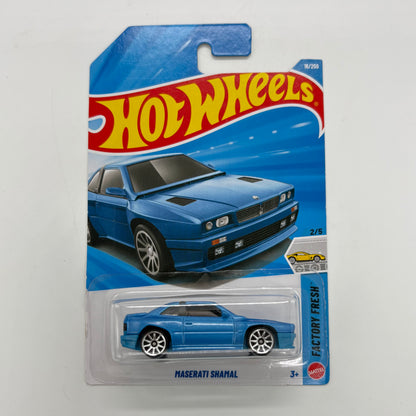 Hot Wheels 1:64 Die-Cast Set of 4 - Maserati Shamal, Alfa Romeo Giulia Ti Super, Bounce N Bass, Instant Boost