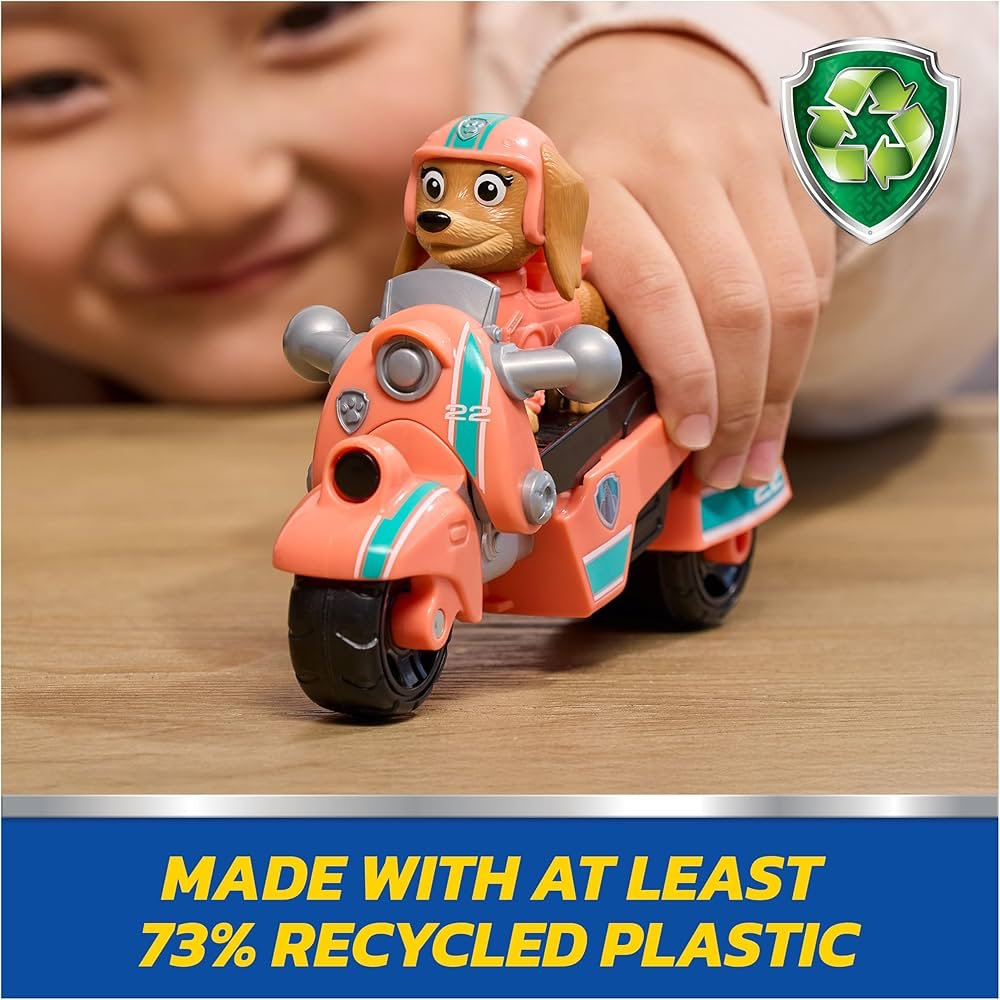 Funskool Paw Patrol Liberty Rescue Motorcycle with Liberty Action Figure