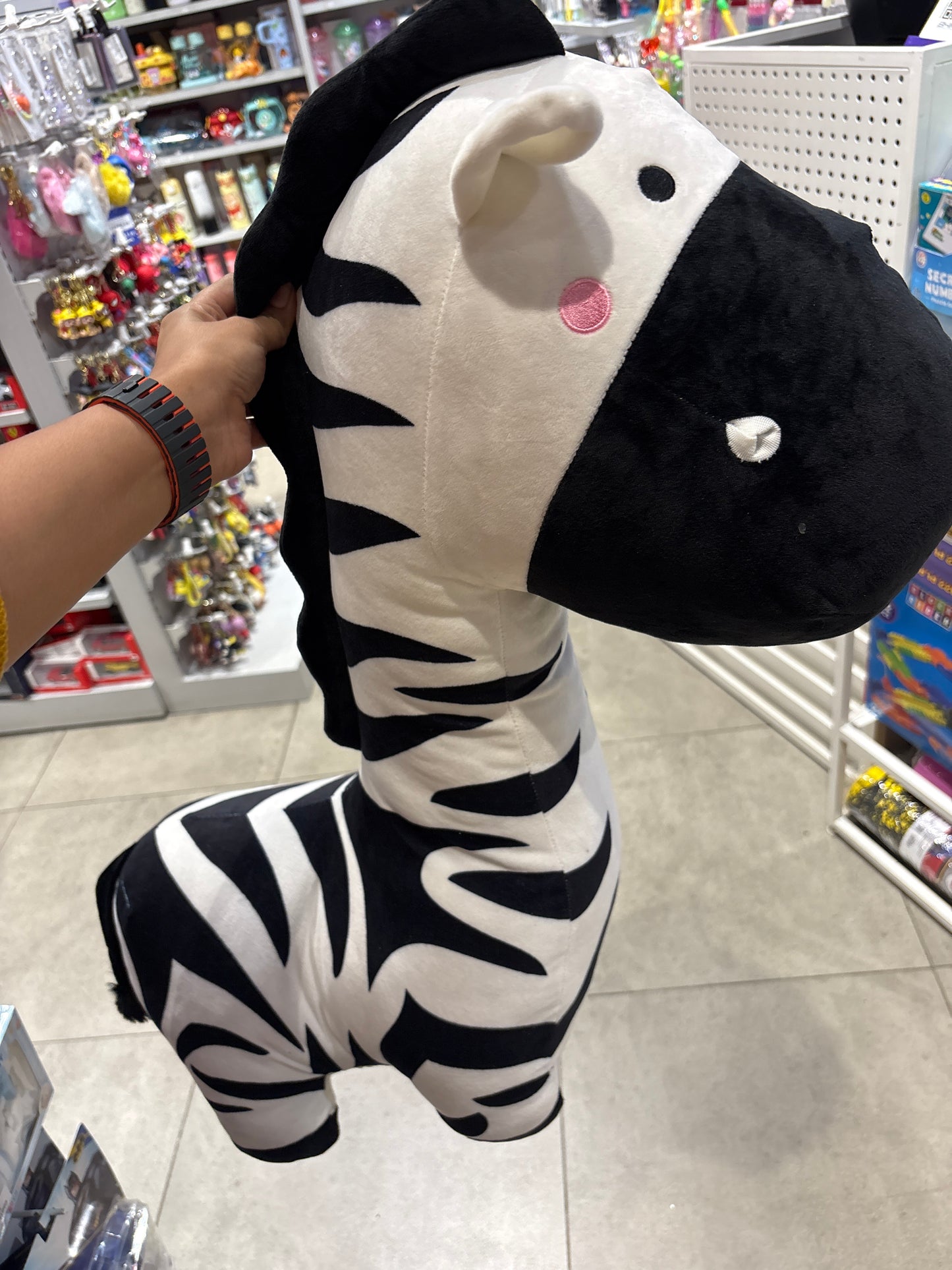 Large Zebra Stuffed Soft Toy Plush