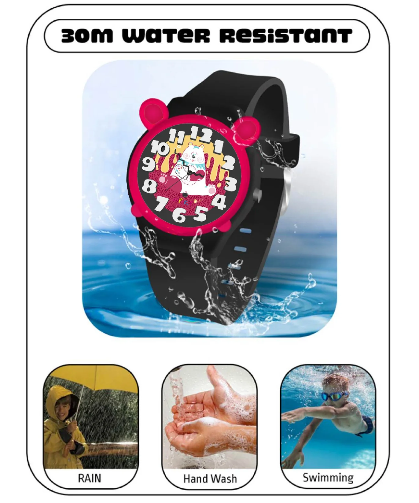 Spiky Fun & Cute Design Analog Kids Watch Spkeva35