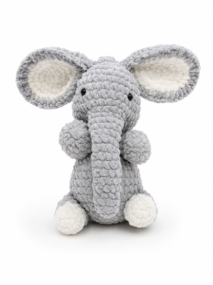 Handmade Crochet Elephant Stuffed Toy