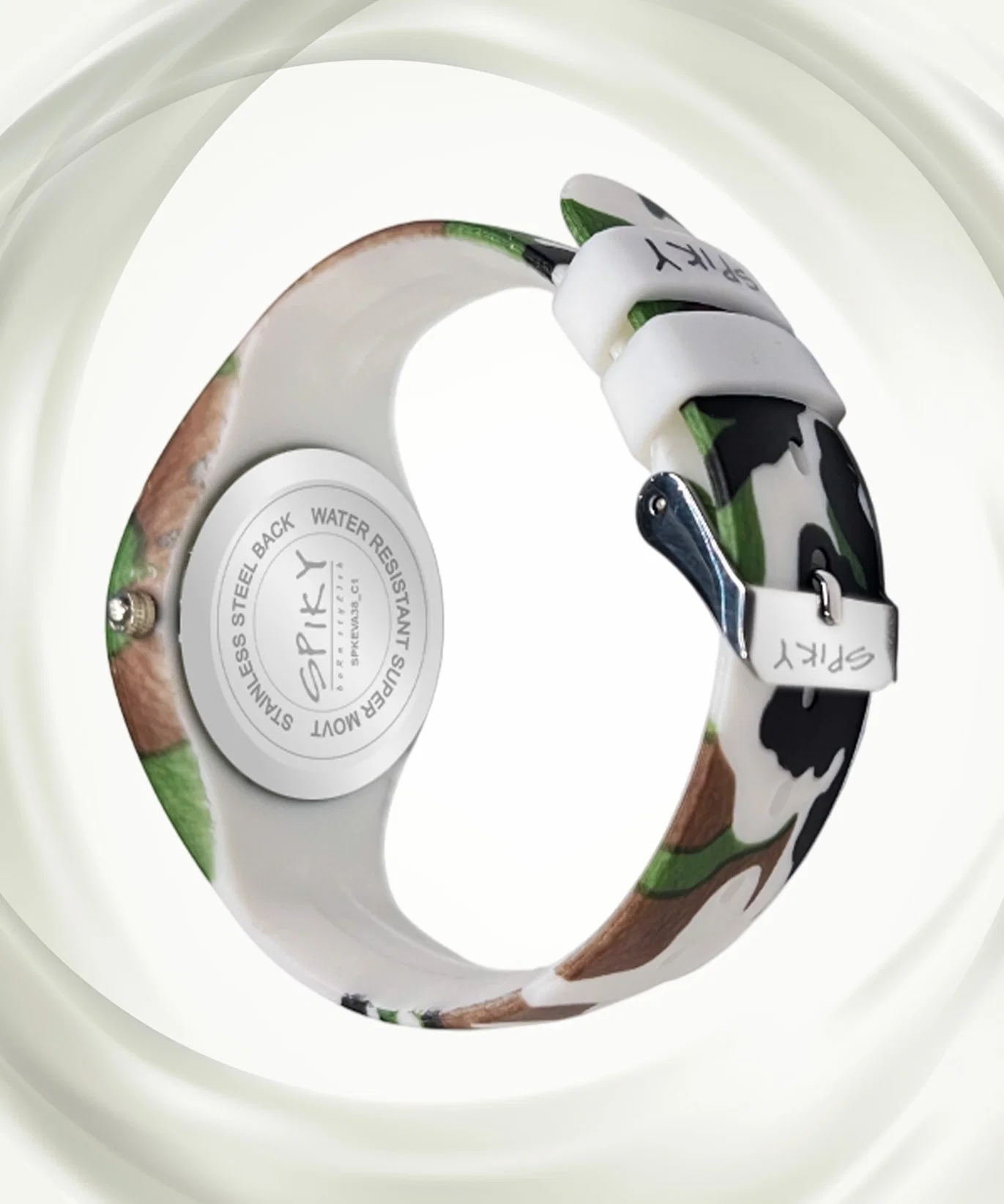 Spiky EVA A38 Printed Analog Watch