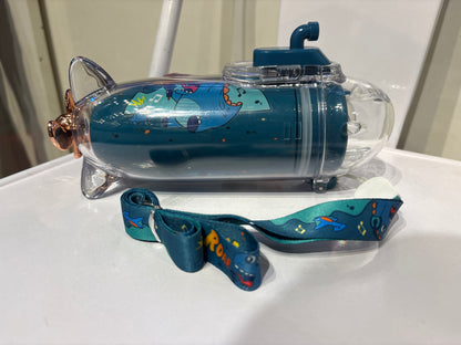 Submarine Shape Insulated Kids Water Bottle with Straw