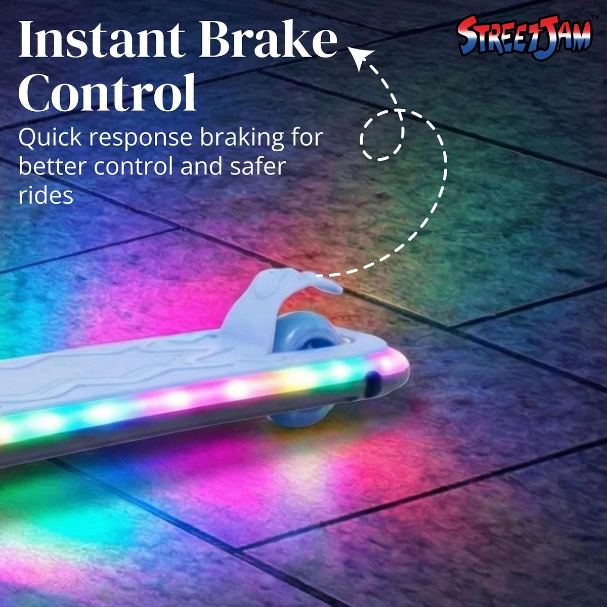 StreetJam Blinkie LED Deck Kids Scooter