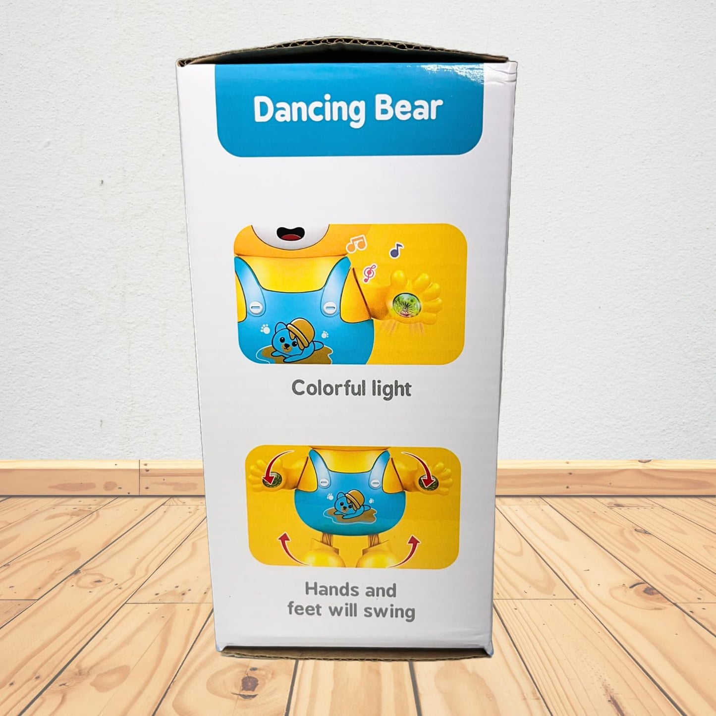 Dancing Bear, Dancing Toy with Light and Sound| Walk & Hand Swing Musical |Educational Robot Toys & Kids Toddler Gift