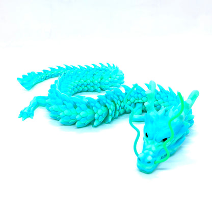 Articulated 3D Printed Dragon – Flexible Fidget Sculpture